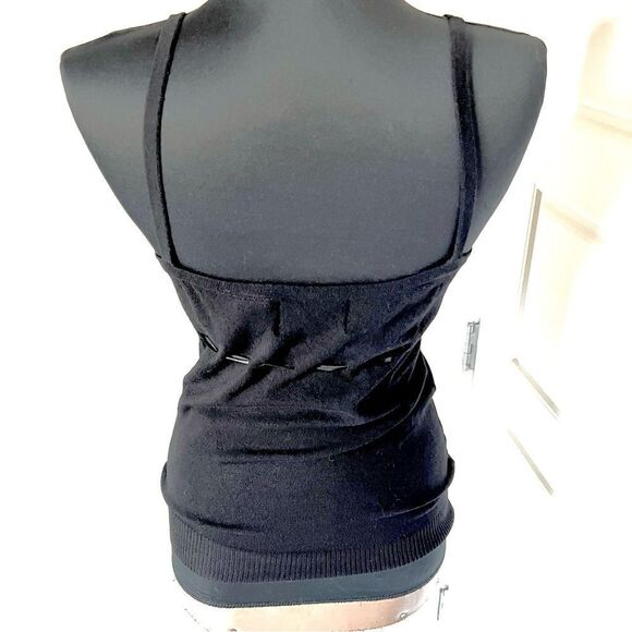 Torrid knit cardigan and camisole set black size 0. Buttons with satin trim VNT - Picture 8 of 16